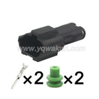 2PIN Connector Waterproof 2mm Series Male Female Connectors Wiring Plug For Hyundai Elantra MG640322-4 MG610320-4