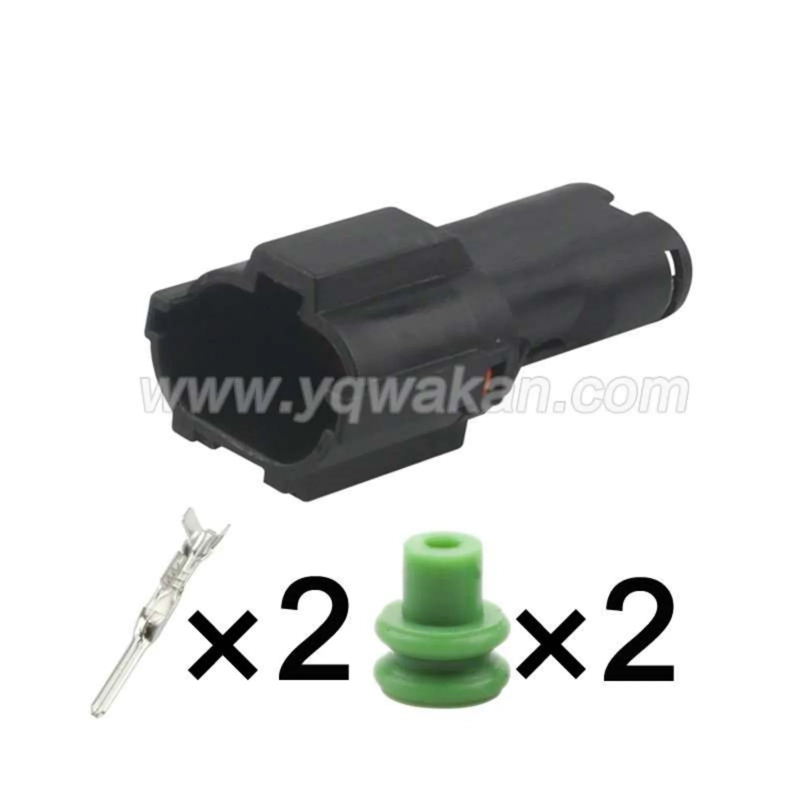 2PIN Connector Waterproof 2mm Series Male Female Connectors Wiring Plug For Hyundai Elantra MG640322-4 MG610320-4