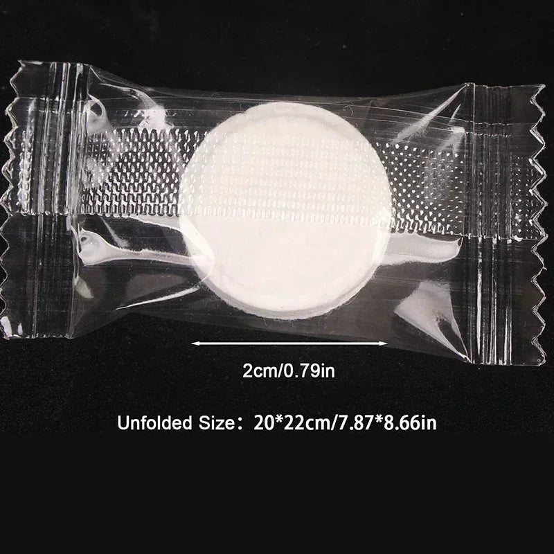 Compressed Towel Disposable Coin Face Towel Portable Makeup Cleaning Cloth Outdoor Travel Barbecue Camping Hotel Amagi