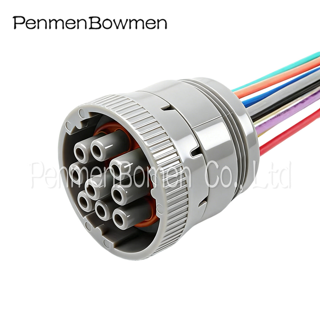 1 Set 9 Pin Car New Connector Diagnostic Tool Circular Electrical Cable Connectors Wire Harness Plug HD16-9-96S HD10-9-96P