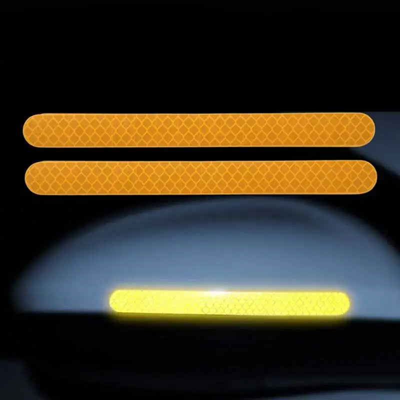 Car Rearview Mirror Reflector Stickers Universal Warning Anti-collision Reflective Strips Auto Exterior Accessories Reflex Tape