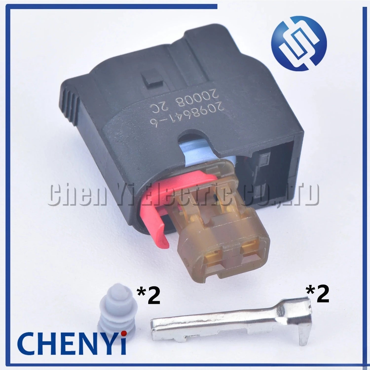 1 set 2 Pin auto waterproof connector plug 2098641-6 Ignition Coil Plug Fuel injection nozzle plug 1000264408