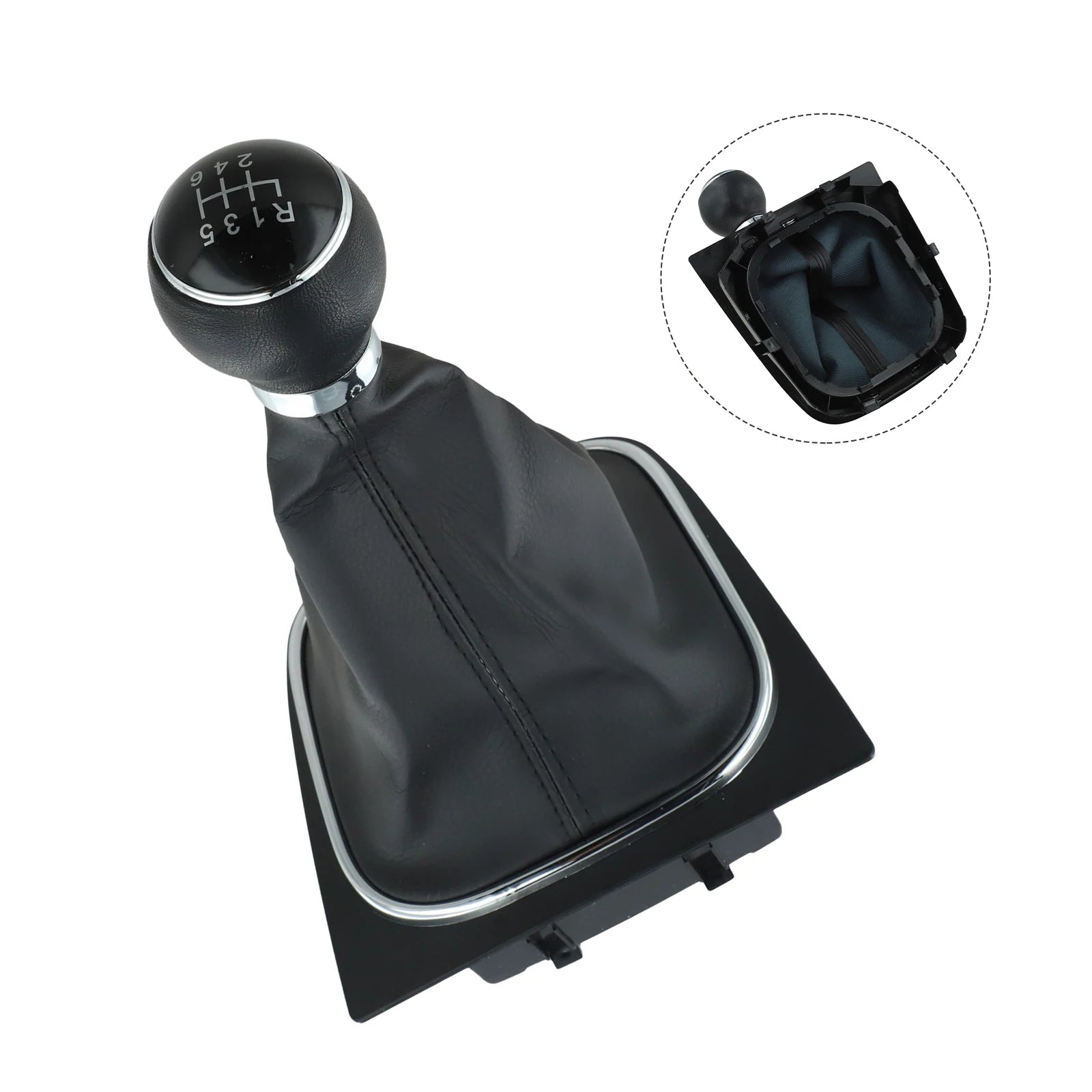 1pc 5/6 Speed  Elegant  Gear Shift Knob Cover  For Golf For Jetta  Easy Install  Stylish Upgrade Car  Lever Shifter  HandBall