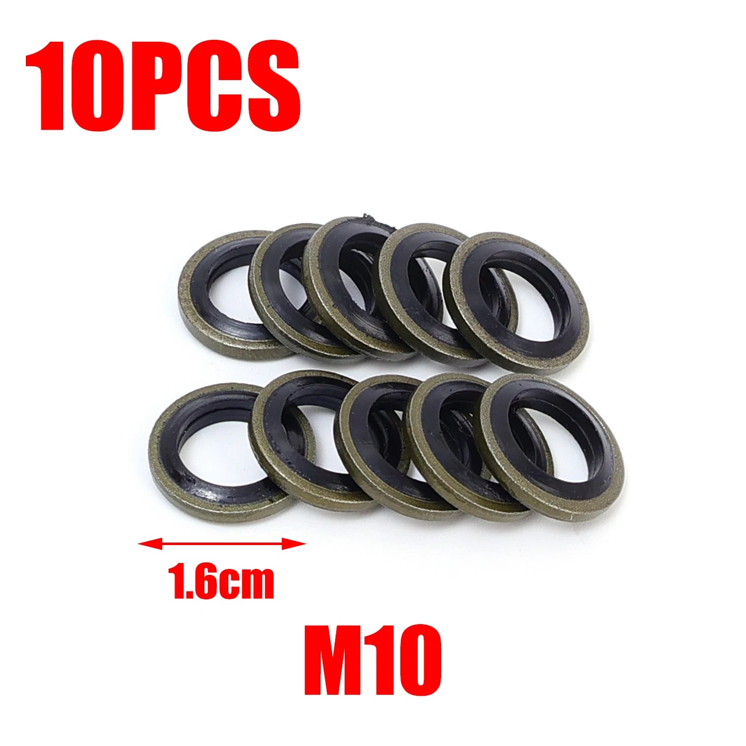 Non-Slip Car High Pressure Fuel Line Drain Plug Gasket Universal Oil Pan Gaskets Accessories Seal M6/M8/M10/M12/M14/M16/M18/M20