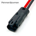 1 Set 2 Pin Car Micro Blind Spot Rear View Mirror Electrical Cable Connectors Wire Harness Plug 52266-0211 52213-0211 For Toyota