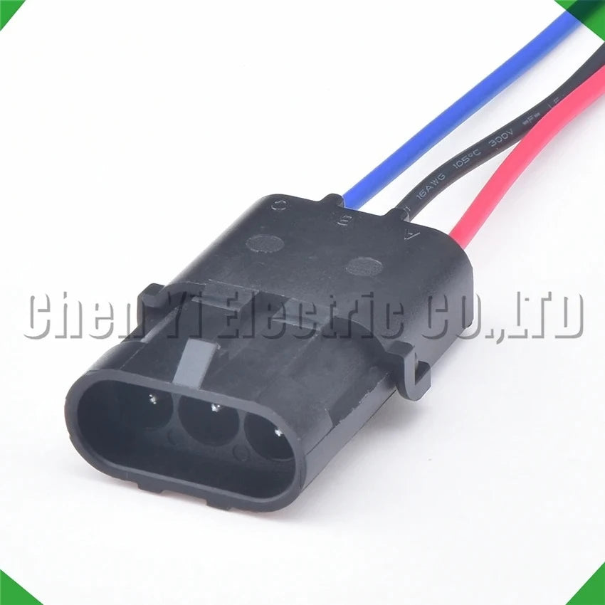 3-Pin Wire Harness Harness Automotive Waterproof female Haltech Connector harness