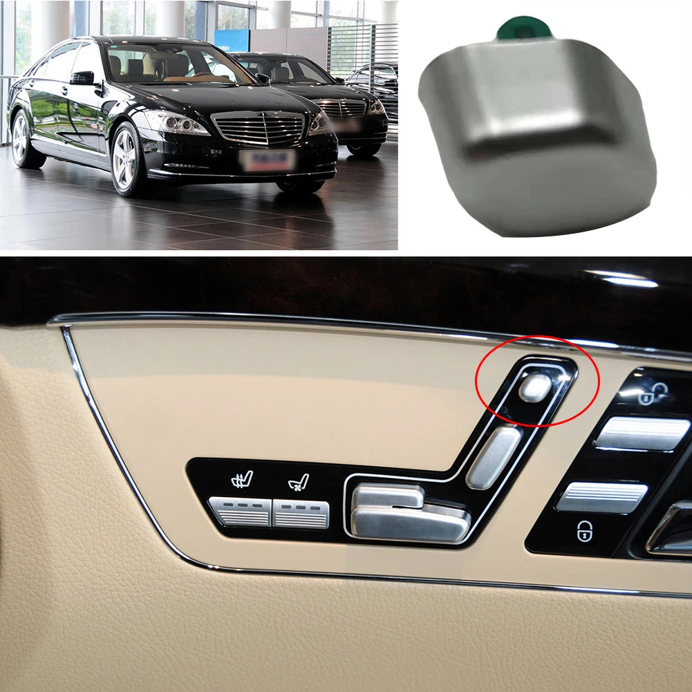 Right Seat Headrest Adjust Switch Button Cap For Mercedes W221 S-Class 2006-2013 Interior Replacement Parts Knob