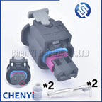 2 Pin auto Automotive Connectors fuel injector sensor Wire harness Plug 11G 973 702 3-1718647-2 1718648-1 11G973702