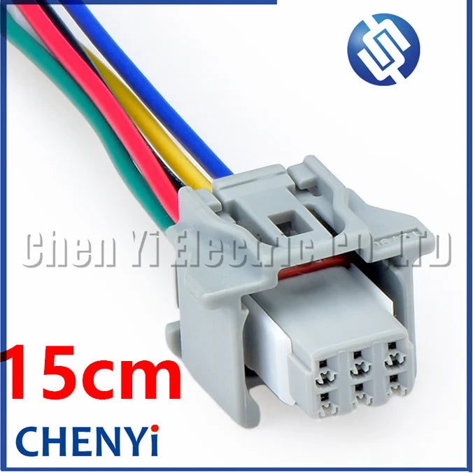 6 Pin Automotive connector Car reversing radar rearview camera harness plug 90980-12A59 90980-12790 82824-78020 For Toyota