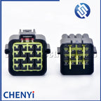16 Pin Black Furukawa Sealed Waterproof Electrical Auto Wire Harness Connector Plug FW-C-16M-B FW-C-16F-B For motorcycle