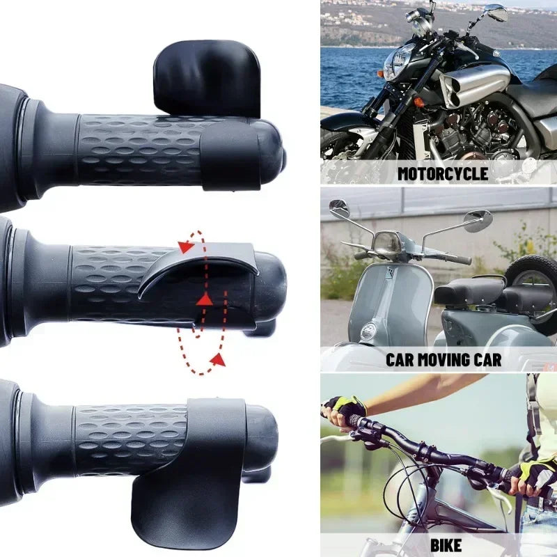 Motorcycle Universal Throttle Grip Motorcyle Cruise Control Cruise Assist Hand Rest Control Grips Accelerator Handlebar Amagi