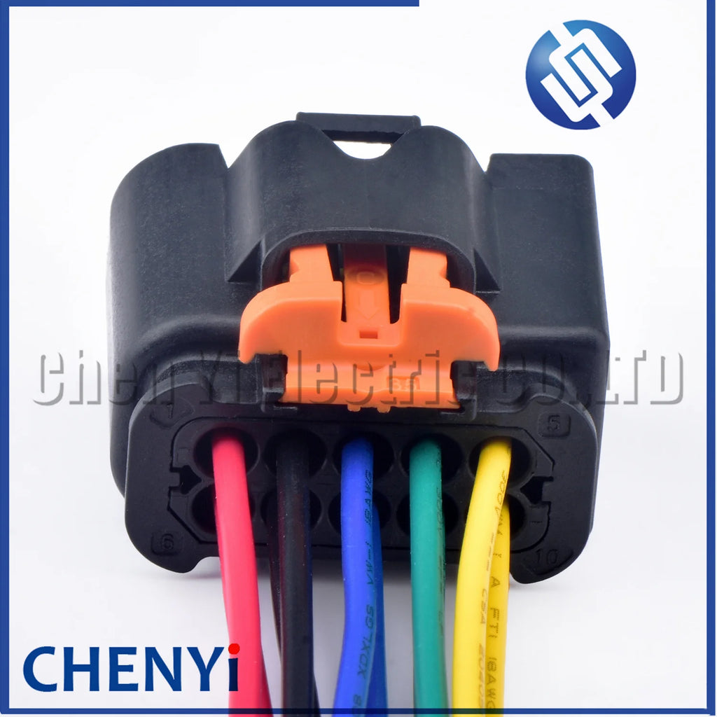 10 Pin Automotive Waterproof Connector Car Headlight Wire harness plug 1801600-1 1801606-1 For Citroen C5 Peugeot 301 307 408