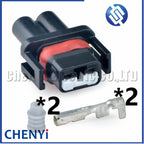 2 Pin Automotive waterproof connector car Air conditioning compressor Wire harness Plug 7223-6527-30