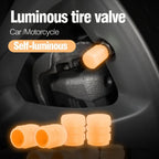 Luminous Car Tire Valve Cap 20/1PCS Fluorescent Night Glowing Decor Motorcycle Bike Wheel Nozzle Dustproof Tyre Valve Stem Caps