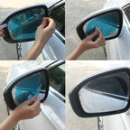 Anti Fog Car Sticker Car Mirror Window Clear Film Car Rearview Mirror Protective Film Waterproof 2 Pcs/Set Amagi