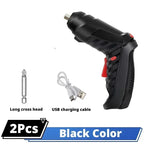 47-Piece Cordless Electric Screwdriver Kit with LED Light, Rechargeable Multifunctional Drill Driver for Home Projects