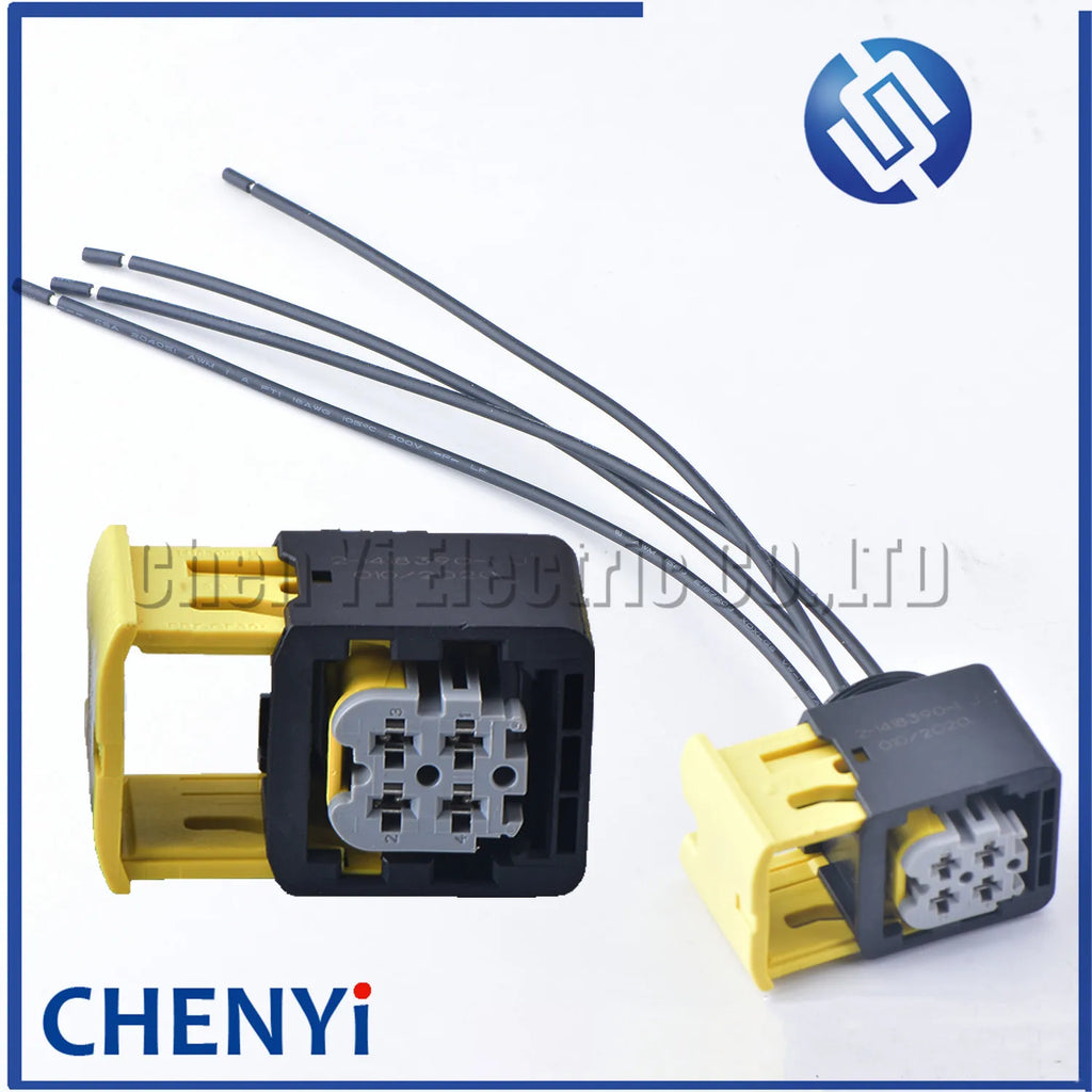 4 Pin New Energy Connector Harness Plug Nitrogen oxygen sensor plug 1-1418390-1 2-1418390-1 3-1418390-1 4-1418390-1 15cm wires