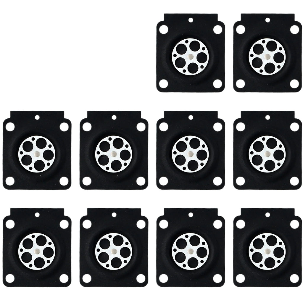 10PCS Carburetor  Metering Diaphragm  For 4314 121 4700 For Zama  A015053 C1Q  Carb Carburetor  Membrane Pads