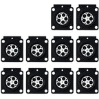 10PCS Carburetor  Metering Diaphragm  For 4314 121 4700 For Zama  A015053 C1Q  Carb Carburetor  Membrane Pads