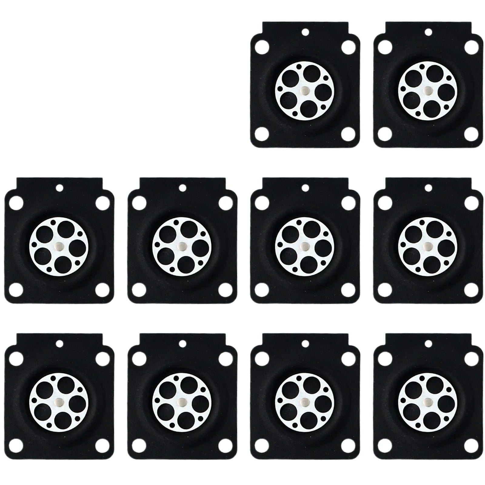10PCS Carburetor  Metering Diaphragm  For 4314 121 4700 For Zama  A015053 C1Q  Carb Carburetor  Membrane Pads