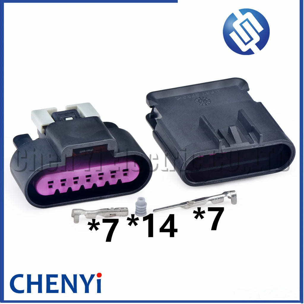 7 Pin Automotive waterproof connector female or male Ignition coil Wire harness plug 13604541 For Buick Chevrolet Opel
