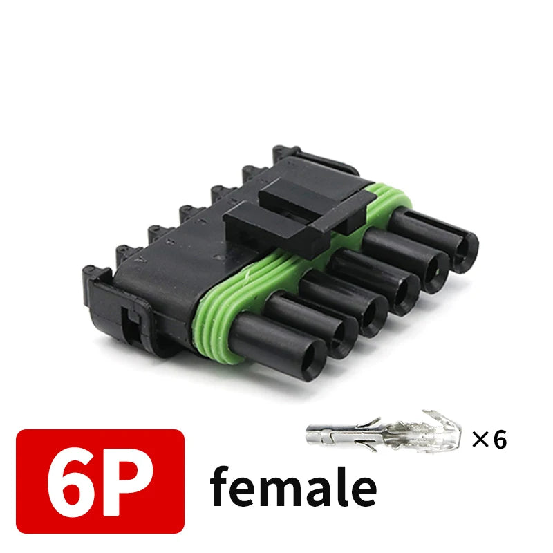 2.5 Series Automotive Waterproof Connector 1/2/3/4/6Pin Male And Female Plugs Haltech MAP TPS Wire Connector For GM