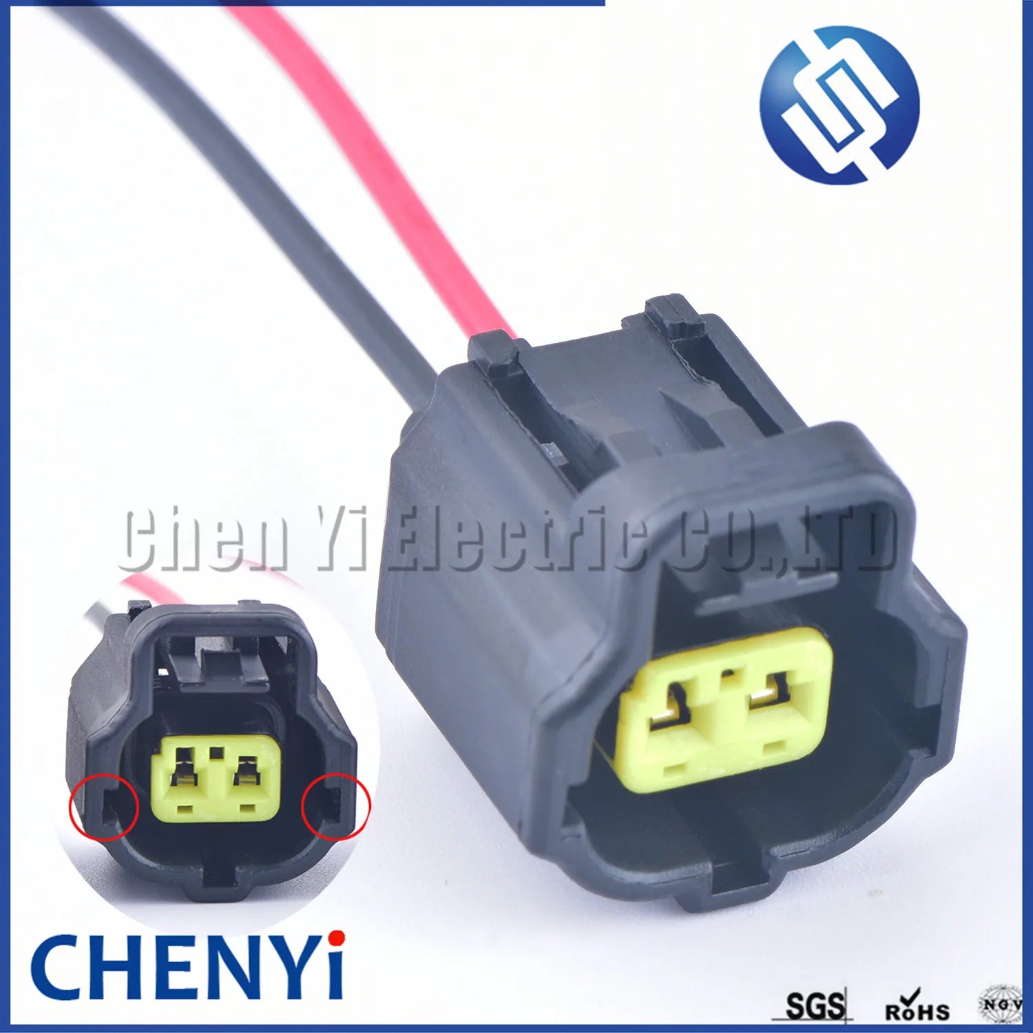 2 Pin auto waterproof connector Coolant Temperature Sensor plug 1JZ-GTE 2JZ-GTE car plug Miata IAC connector 178390-1 for Toyota