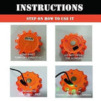 3 Pack LED Road Flares Emergency Warning Lights USB Rechargeable Magnetic Flashing Base Safety Disc for Roadside Assistance Amag