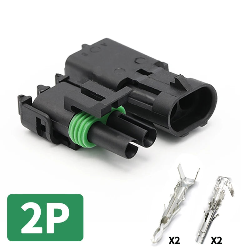 2.5 Series Automotive Waterproof Connector 1/2/3/4/6Pin Male And Female Plugs Haltech MAP TPS Wire Connector For GM