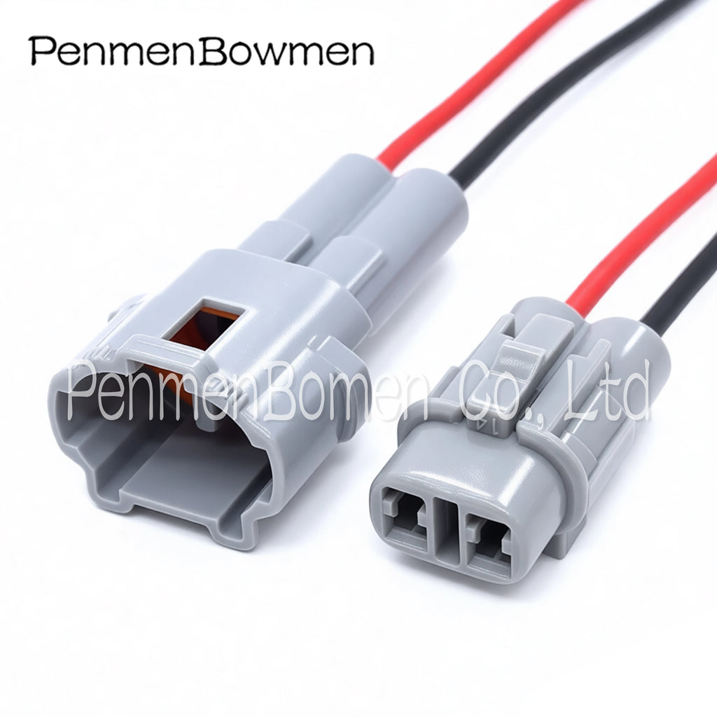 1 Set 2 Pin Auto MT Sealed Housing Electrical Cable Connectors Female Male Wire Harness Plug For Honda 6180-2321 6187-2311