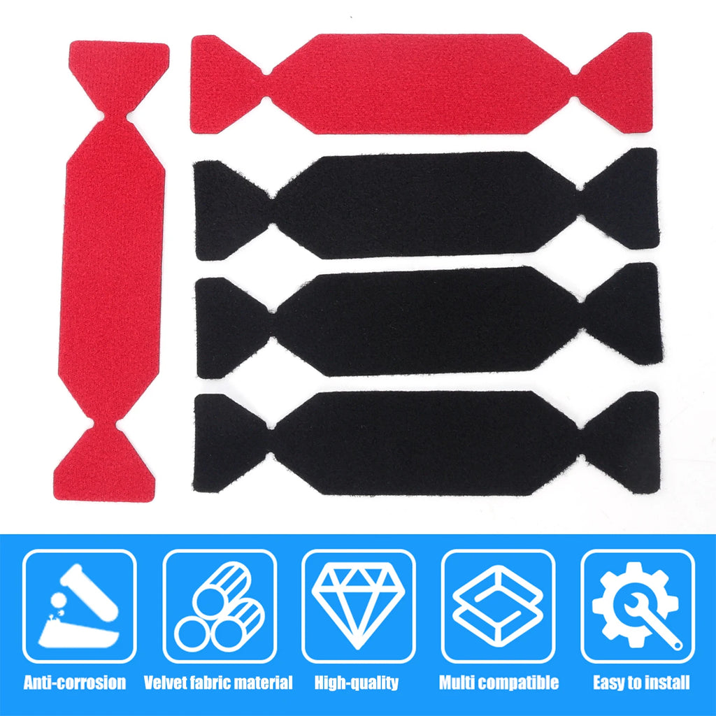 5-50PCS Auto Scratch-Free Candy Shape Tinting Film Scraper Replacement Patch Fleece Replaceable Felt Cloth for Vinyl Scraper