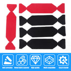 5-50PCS Auto Scratch-Free Candy Shape Tinting Film Scraper Replacement Patch Fleece Replaceable Felt Cloth for Vinyl Scraper