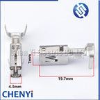 20 Pcs 6.3 MM Auto Crimp Wire Terminal Loose Car Connector Mental Pins G394 Tinned Copper Terminal 1241410-1 1241412-1 1241414-1