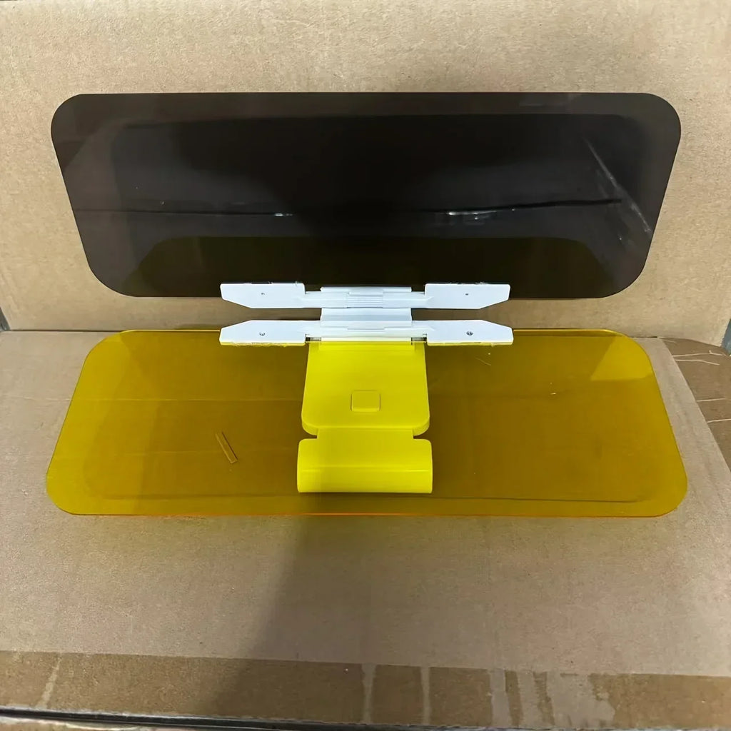 Car Sun Visor Goggle Night Vision Driving HD Anti Sunlight Dazzling Day Mirror UV Fold Flip Down Clear View Interior Mirrors Ama