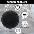 Car Cup Holder Anti-Slip Insert Coaster Mat Auto Cup Holder Soft Rubber Anti-skid Drink Cup Bottle Mat Car Interior Accessories