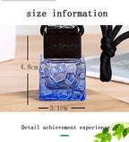 Car Perfume Bottle Perfume Pendant Car-styling Air Freshener Hanging Glass Bottle Auto Ornament Diffuser For Essential Oils Tool