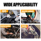Car Metal Screw Fastener Clips U-Type Clip Anti-rust Iron Sheet Car Motorcycles Screw Buckle Bumper Protection Fastener Clips