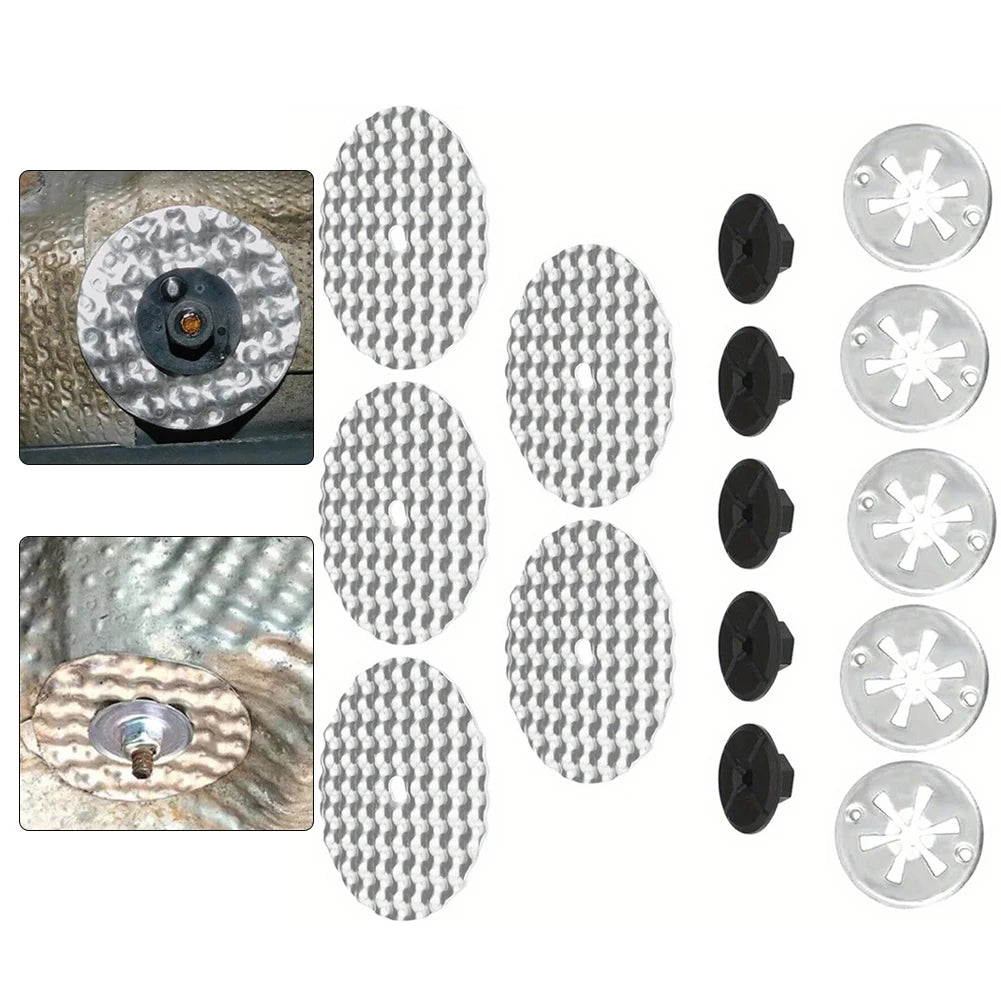 15PCS Auto Heat Shield Repair Kit N90796501 Heat For Protection PlateHeat Shield Washer Attachment Repair Kit Car Accessories