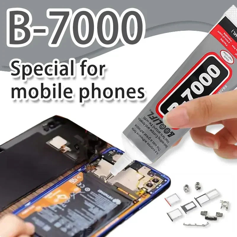 B-7000 Adhesive Jewelry Glue Craft/Repair Mobile Phone Touch Screen Epoxy Resin Rhinestone Craft Liquid with Precision Tip Amagi