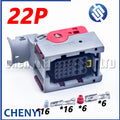 22 Pin ECU Computer board 22327072 21965284 Transmission Clutch Housing Solenoid Valve Plug 2-1823441-3 For VOLVO RENAULT TRUCK