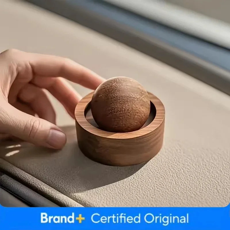 Mini Cute Natural Wood Fragrance Diffuser Car Home Essential Oil Diffuser for Bedroom Living Room Bathroom Office Oil Amagi