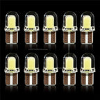 10pcs Car Interior Lamps T10 194 168 W5W COB 4 SMD LED CANBUS Silica Bright White Wedge Clearance License Light Bulbs Car Amagi