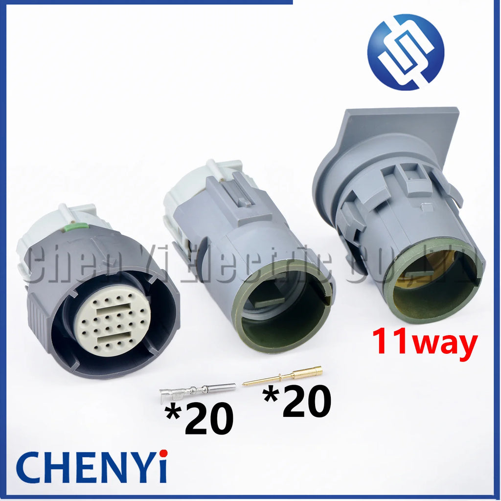 20 Pin female 11 Pin male Auto Urea Pump Plug 13603422 13603408 For Transmission GM LS1 LS6 perkins 1300 injector Connector