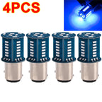 1/4pcs 1157 Strobe Brake Light Streamer BAY15D P21/5W DRL Reversing Parking Turn Signal Stop Tail Lamp for Auto Motorcycle
