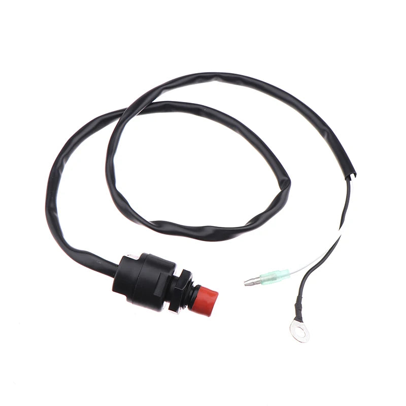 1Pcs Universal Boat Outboard Engine Motor Start Kill Switch Keyless Push Button Applicable For Ships