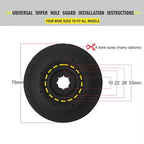 1/2pcs Car Wiper Bottom Hole Dustproof Cover Debris Leaves Falling Prevention Protective Covers Car Windshield Wiper Accessories