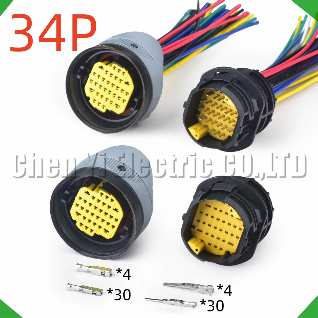 34-Pin Auto Connector Automotive Connectors harness DTBFHPE34BKSV 9645118180 320454