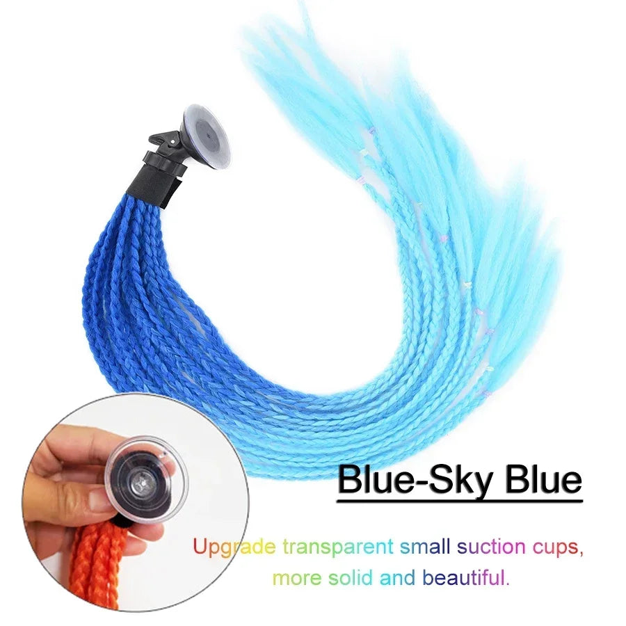 24Inch Stylish and Secure Motorcycle Helmet Ponytail Attachment Easily Add Length and Volume to Your Hair While Riding Amagi