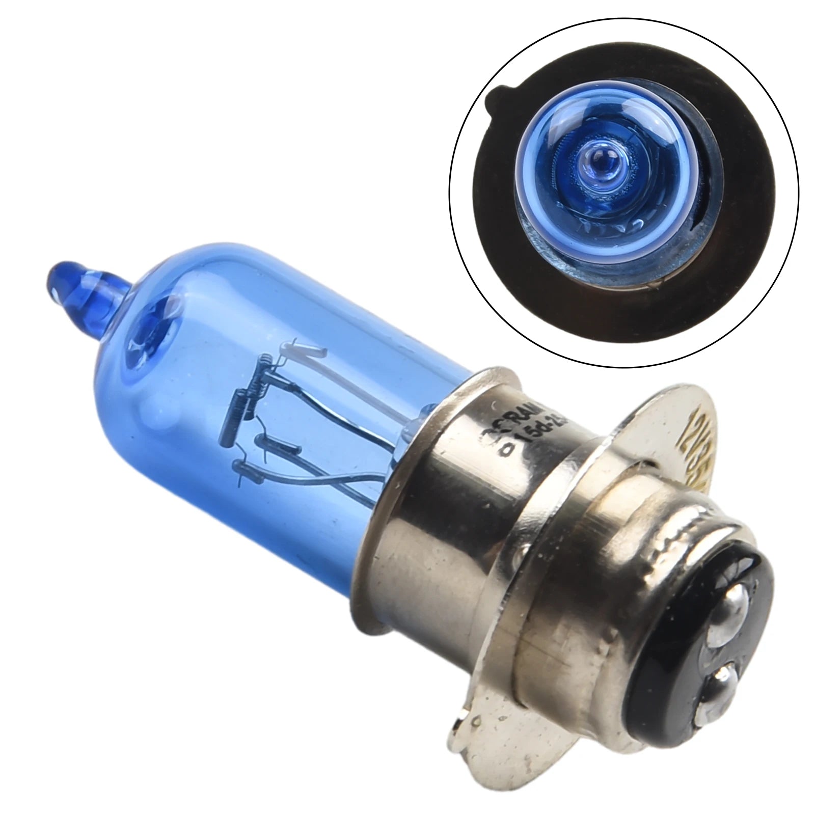 35W Motorcycle Headlight Halogen Bulb 12V Halogen Bulb 12V Super Bright H6 T19 P15D Motorcycle Headlight Bulbs Lamp