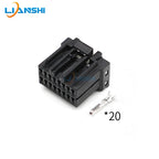 174912-2 AMP type 36-hole PCB pin socket automotive connector 175966 wire harness plug 175967-2